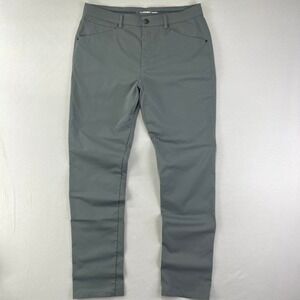 MYLES Tour Pant Mens 36x34 Slate Grey Comfort‎ Stretch Preppy Work Travel Chinos
